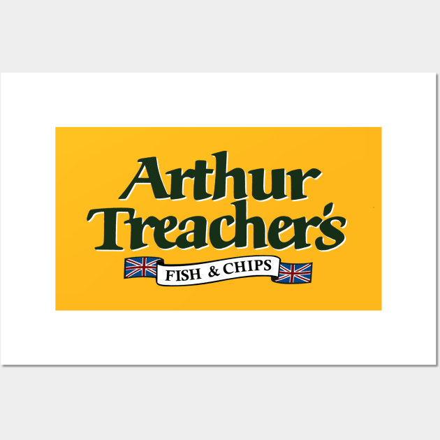 Arthur Treacher's Fish & Chips. Restaurant Wall Art by fiercewoman101